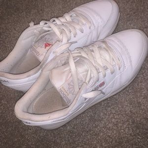 White Reebok shoes